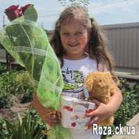 3 red roses - Photo 1