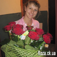 Wonderful bouquet of 11 red roses - Photo 3