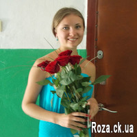 5 красных роз - Фото 9