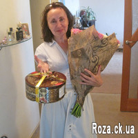 55 white and pink roses - Photo 1