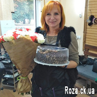 Large bouquet of roses and chrysanthemums - Photo 2
