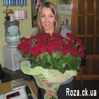 Large bouquet of roses in Cherkassy - Photo 2