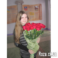 Bouquet from import meter-high roses - Photo 1