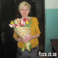 Elegant bouquet of colorful tulips - Photo 1