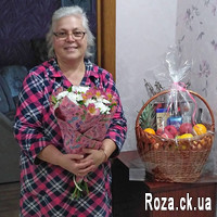 Gift basket with wine - Photo 1