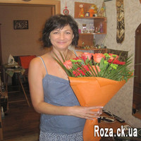 Orange-green bouquet of flowers - Photo 1