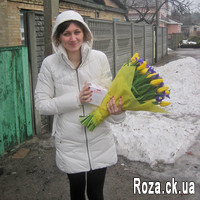 A popular bouquet of tulips and irises - Photo 1