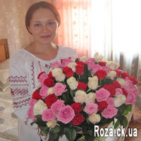 Chic bouquet of roses - Photo 1