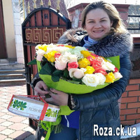 Chic bouquet of roses - Photo 2