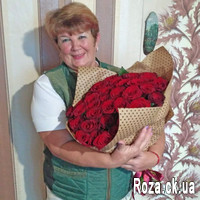 Amazing bouquet of 45 red roses - Photo 1