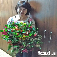Bright bouquet of alstroemerias - Photo 1