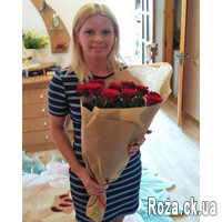 Wonderful bouquet of 11 red roses - Photo 9