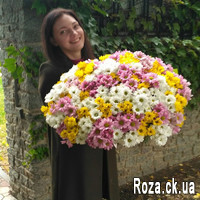 51 multi-colored chrysanthemum - Photo 1