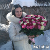 101 red, white and pink rose - Photo 1