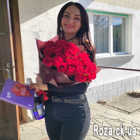 Bouquet of 31 red roses - Photo 3