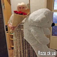 Big teddy bear 1.60 meters white - Photo 2