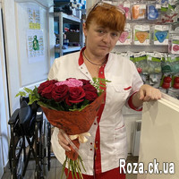 Heart of roses bouquet - Photo 5