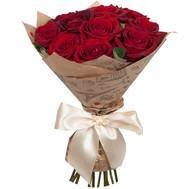Bouquet of red roses
