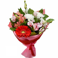 Elegant bouquet with alstroemeria