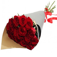 Red Roses in Kraft