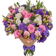 Lush bouquet of natural flowers