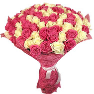Beautiful bouquet of 101 roses