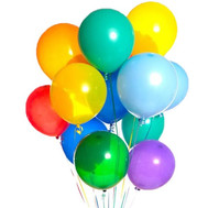 A cloud of colored balls