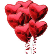 Foil Heart Balls
