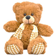 Brown bear in a scarf