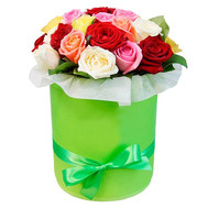 Charming box with roses
