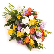 Funny bouquet of freesias