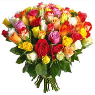 75 roses in a bouquet
