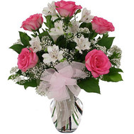 White and pink bouquet