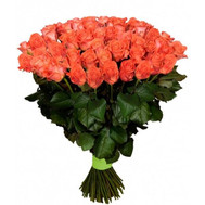 Bouquet of 101 orange roses
