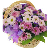 Chrysanthemum Flower Basket