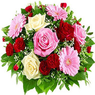A graceful bouquet of flowers