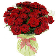 Red roses in decoration