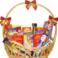 Gift chocolate basket