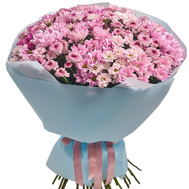 Large bouquet chrysanthemums