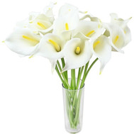 21 white callas
