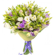 Large bouquet of eustoma