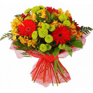 Bouquet of flowers for the man
