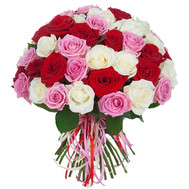 Charming bouquet of 51 roses