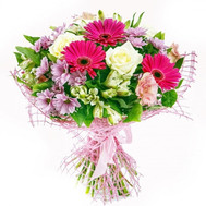 Expressive bouquet of flowers