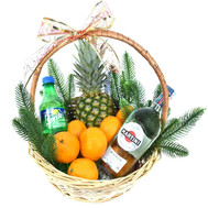 Basket for happy New Year