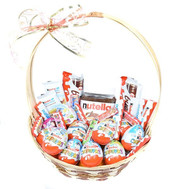 A basket of sweets as a gift
