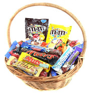 A basket of sweets as a gift
