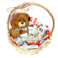 Basket with Sweets Kinder