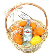 Gift Basket with Martini