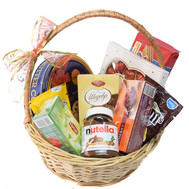 Basket with sweets